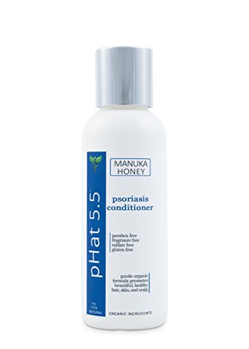 Psoriasis Conditioner by pHat 5.5 for Hair, Scalp and Skin. Treatment of Symptoms Including Redness, Dry Patches, Plaque, Scales, Flakes (4 oz)