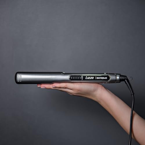 Lizze Extreme Professional Hair Straightener | Original Nano Titanium Technology Straightens Dry, Frizzy Hair Curls | 250 Deg. C. (480'f) - 110 Volts