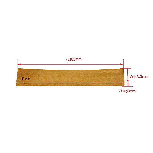 Timiy Golden Brass Guitar Bass 10 Fret Press Caul Inserts Radius DIY Replacement Part for Acoustic/Electric