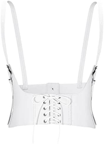 CAZSTYK Leather Harness For Women Underbust Corset Top With Strap
