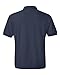 Hanes mens 5.2 oz. 50/50 ComfortBlend EcoSmart Jersey Knit Polo(054X)-Navy-L