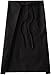 Chef Designs mens Bistro kitchen aprons, Black, 28W x 32L US