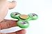 WeFidget's Original Gold Button Standard EDC Fidget Spinner, Relieve your Stress, Anxiety, ADHD (Green)
