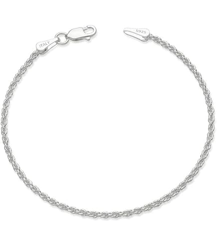 Amazon.com: Greendou Fashion Jewelry 925 Sterling Silver 4 mm