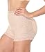 NINGMI Women Butt Lifter Padded Shapewear Enhancer Control Panties Body Shaper Underwear Beige