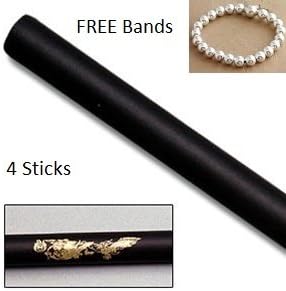 Foam Rubber Practice Escrina - set of 4 Pack with @ FREE Fighter Bands