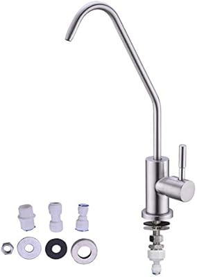 Bzoosiu Drinking Brushed Nickel Filter Water Kitchen Faucet Lead