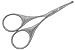 Suvorna Nose and Ear Hair Trimming Scissors Hairpal H15, Polished Steel, 0.3 Ounce