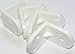 Celtic Woods Pack of 20 White Plastic Corner Angle Brackets for Furniture Construction/Repair D020
