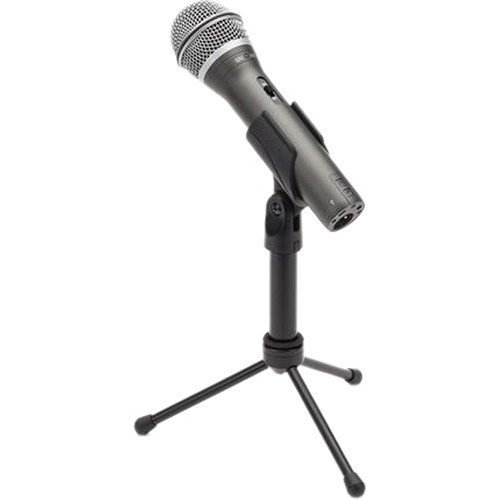 Samson Q2U Dynamic USB Microphone Podcasting Pack and Accessory Bundle with Boom Arm + Headphones + Pop Filter + Fibertique Cloth