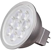 Satco S9496 6.5W LED MR16 LED 3000K 40' Beam Spread GU5.3 Base 12V Light Bulb