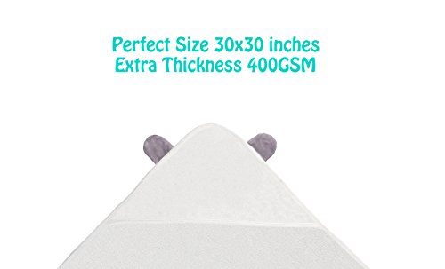 image for Tink Top Extra Soft Bamboo Hooded Baby Towel | Sized for Infant and To