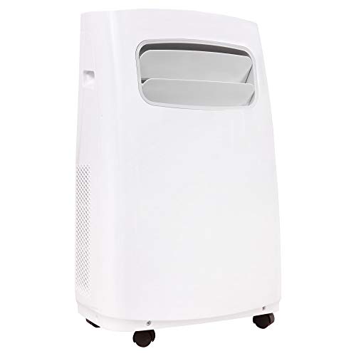 Koldfront PAC1402W Portable Air Conditioner with Dehumidifier and Fan for Rooms up to 500 Sq. Ft. with Remote Control
