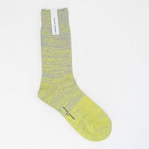 Amazon ビューティ ユース ユナイテッドアローズ メンズ Beauty Youth Ua グラデーション レギュラー ソックス Yellow Free ビジネスソックス 通販