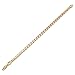 FOLLOWMOON 18k Gold Plated Men's Bracelet Chain