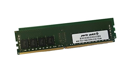 16GB (2 X 8GB) Kit Memory for Acer Veriton X4640G-i7670Z DDR4 2133MHz DIMM RAM (PARTS-QUICK BRAND)