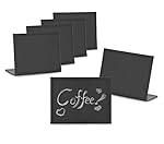 New Star Foodservice 28669 Metal Mini Chalkboards, 3 by 4-Inch, Set of 6