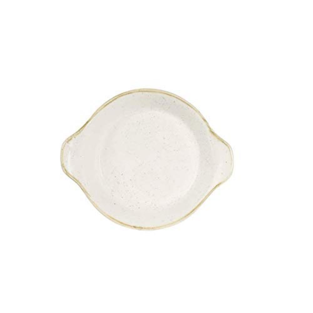 Churchill ‎BK414 Stonecast Barley White Small Round Eared Dish
