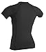 O'Neill Wetsuits Women's Basic Skins S/S Rash Guards, Black, X-Large