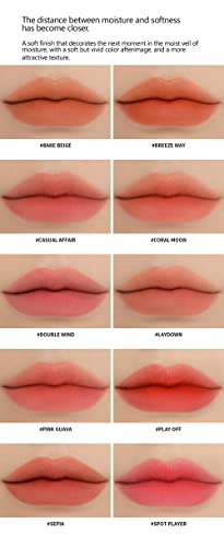 3CE BLUR WATER TINT(4.6g) soft lip with less smear with a blurry finish (#PINK GUAVA) with sun cream(1ml*3ea) with sun cream(1ml*3ea)