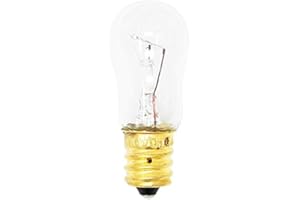 newlifeapp WR02X12208 Light Bulb Refrigerator Ice & Water Dispenser Light Bulb 6 watt, 12V, 1-7/8" Length Clear Compatible with GE
