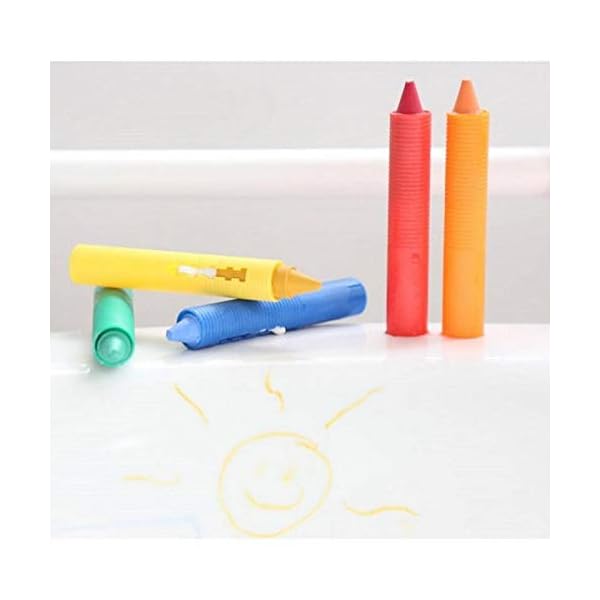 Munchkin Bath Crayons, Colourful Bath Toy, Mess-Free Shower Toys, Draws on Tiles & Porcelain, Creative Art Toddler Bath…