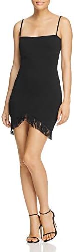 Nookie Womens Mendez Fringe Mini Party Dress