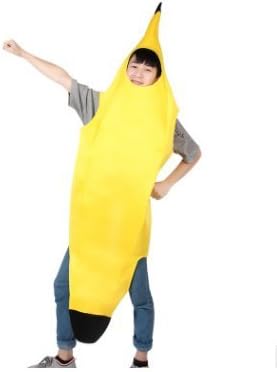Amazon 全身バナナ コスチューム ハロウィン 仮装 バナナマン 衣装 変装グッズ 男女兼用 着ぐるみ コスプレ変装小物 S コスプレ 仮装 通販
