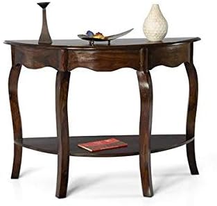 MP Wood Solid Wooden Tanya Round Console Table