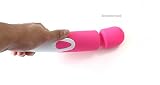 10X Multi-Speed Wireless Power Wand Massager, Purple (Pink)