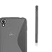 BoxWave Case Compatible with OneTouch Idol 3 (4.7) (Case by BoxWave) - DuoSuit, Ultra Durable TPU Case w/Shock Absorbing Corners for OneTouch Idol 3 (4.7), Alcatel OneTouch Idol 3 (4.7) - Smoke Grey