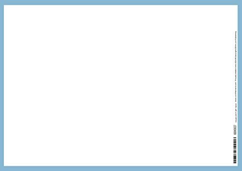 24" x 17" Medium Wet Erase - Blank Paper - Laminated Horizontal or Vertical Planner (2417-BP)