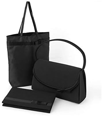Amel “Classic Long-lasting Set” Black Formal Bag 3-Piece Set, Color: Black, Size: One Size Fits All