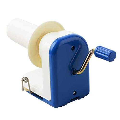 Tool Parts Swift Yarn Fiber Winder Hand-Operated Yarn Wool Winder Holder String Ball Thread Skein Household Blue Machine Tool