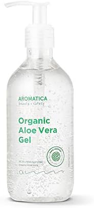 [AROMATICA] オーガニックジェル300ml /アロエべラ/アロエ/95％/保湿/べたつきなし/水分/鎮静/プルプル/ヴィーガン/Organic Aloe Vera Gel/韓国コスメ