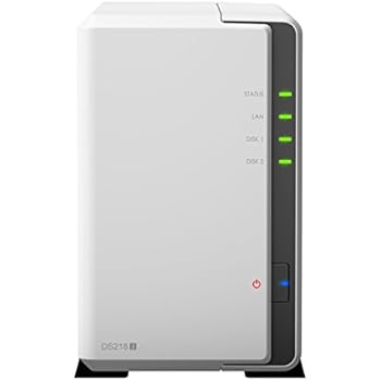 Synology 2 bay NAS DiskStation DS218j (Diskless)