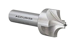 with 1/2'' H.S.S. Corner Rounding End Mill