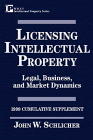 Licensing Intellectual Property 1998, 1999 Supplement : International Regulation, Strategies, and Practices, Schlicher, John W., 0471361283