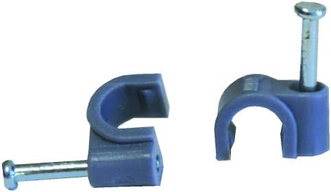 Voltman vom512212 Box of 100 Clips 6 mm Cast Grey