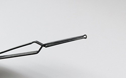WIRE HOLDING TWEEZER SELF LOCKING CLOSING CROSS LOCK TWEEZERS ROUND OPEN SLOT (E1) - Thumbnail 5