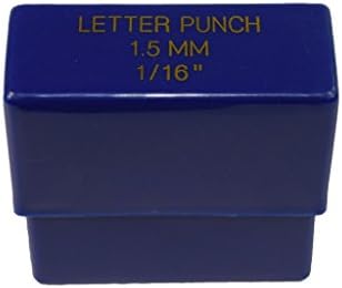 1/16" 1.5mm | 27pc Upper Case Letter Punch Set