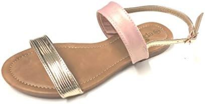 Emma Shoes Woman's Double Straps Summer Flat Sandals