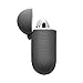 EloBeth for PodSkinz AirPods Case Protective Silicone Cover, AirPods Cover and Skins Shock Proof Protective for Apple Airpods Charging Case (Deep Gray)