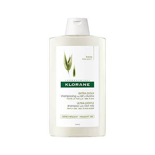 Klorane Ultra-Gentle Shampoo with Oat Milk, Suitable for the Entire Family, SLS and Paraben Free, 13.5 oz.