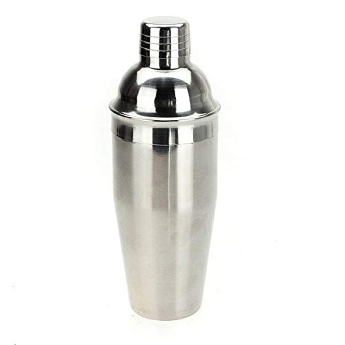 Cocktail Whisks - Nhbr Stainless Steel Cocktail Bartender Shaker Drink Mixer Bar Set Kit 750ml - Bartender Bar Accessory Steel Stainless Food Wine Swizzle Set Shaker - Thumbnail 6