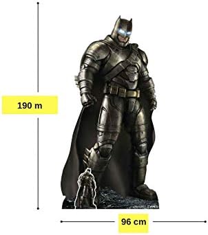 Star Cutouts Ltd SC1292 Official Warner Brothers Star Lifesize Cardboard Armoured Batsuit Ben Affleck Superhero Party and Collector's Item 193cm Tall with Free Mini Table top Cutout - Image 3