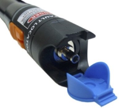 10mW Visual Fault Locator (VFL) and Fiber Optic Cable Tester - STRONG light beam - TOUGH Aluminium Body - Case Included - Commercial QUALITY