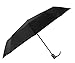 Swish Compact Travel Umbrella with Auto Open Close (Black)