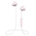 SoundPEATS Bluetooth Earphones, Wireless 4.1 Magnetic Earbuds, In-Ear IPX6 Sweatproof Headphones with Mic (Super Sound with 10MM Drivers and APTX, 8 Hours Working Time, Secure Fit Design)-Pink
