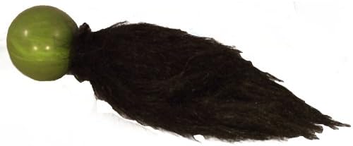 Cycle Dog Retreads Fuzz Ball Dog Toy, Natural and Recycled Rubber, Green